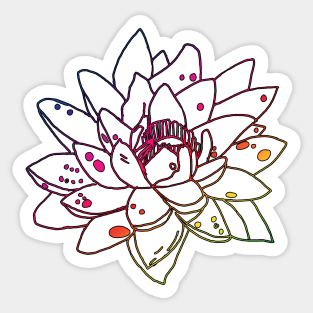 Water Lilly Sticker